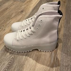 Missguided Clear Sole High Top Trainer 8